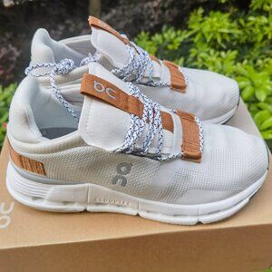 ON Running Cloudnova Women Shoes White Sand